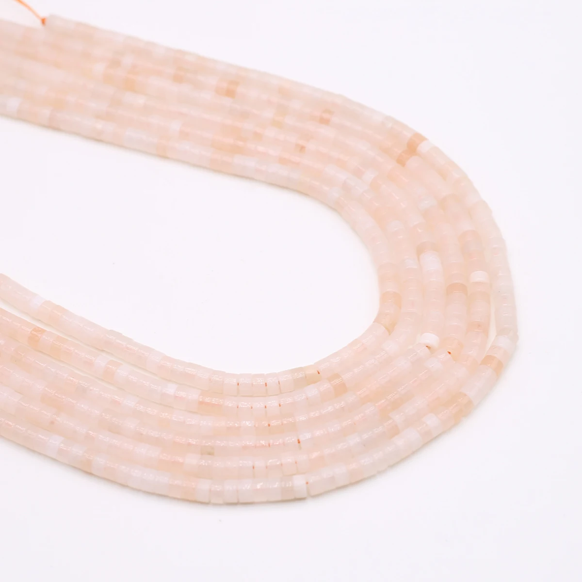 

Faceted Natural Stone Pink Aventurine Beads 2x4mm Cylindrical Through Hole Loose Spacer Beads for Jewelry Making DIY Accessories