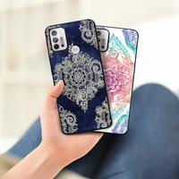 Mandala Pattern Phone Case for Motorola Moto G30 Play G40 Fusion E20 E40 Plus G20 G50 G60 Luxury Silicon Covers Fundas
