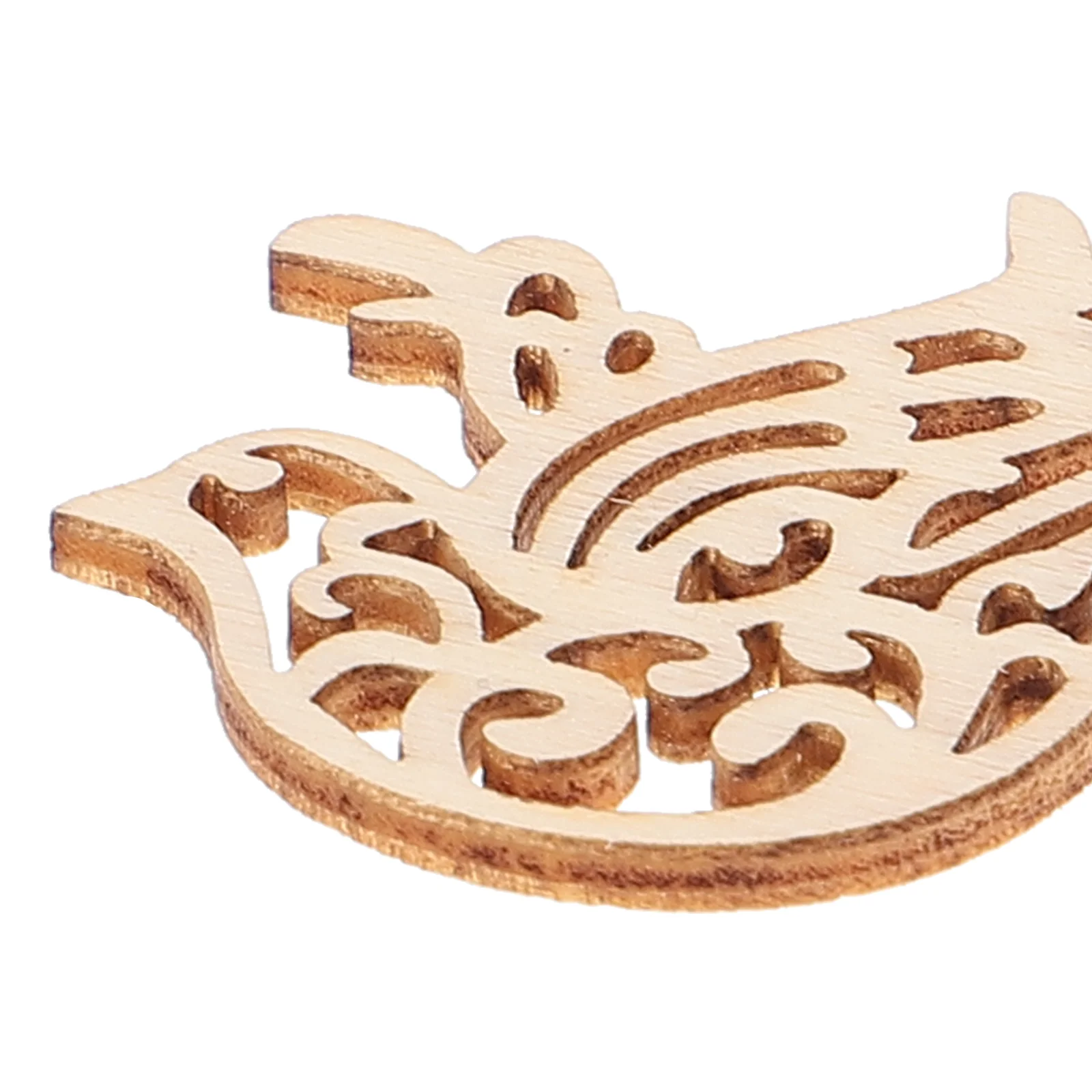 50 шт. аксессуары для голубя мира вырезы поделок деревянные подвесные пустые