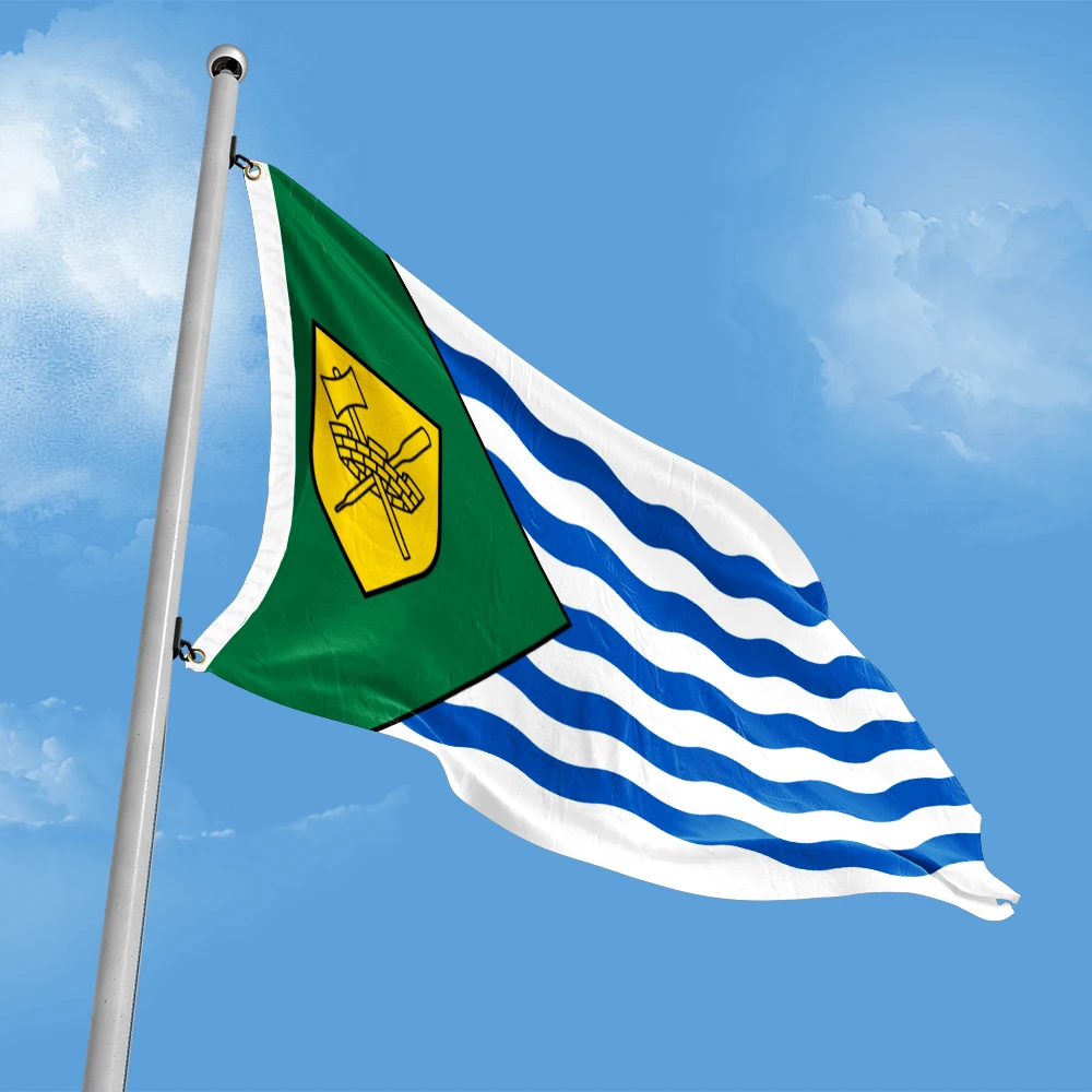 Канадский флаг Ванкувера (Канада) 3 фута x 5 футов полиэфирный баннер 90*150 см с