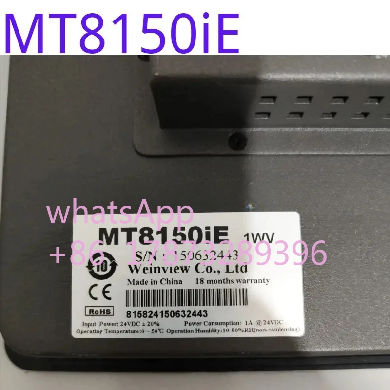 Плата сенсорного экрана Weilentong MT6071iE б/у 7-дюймовый промышленный контроль