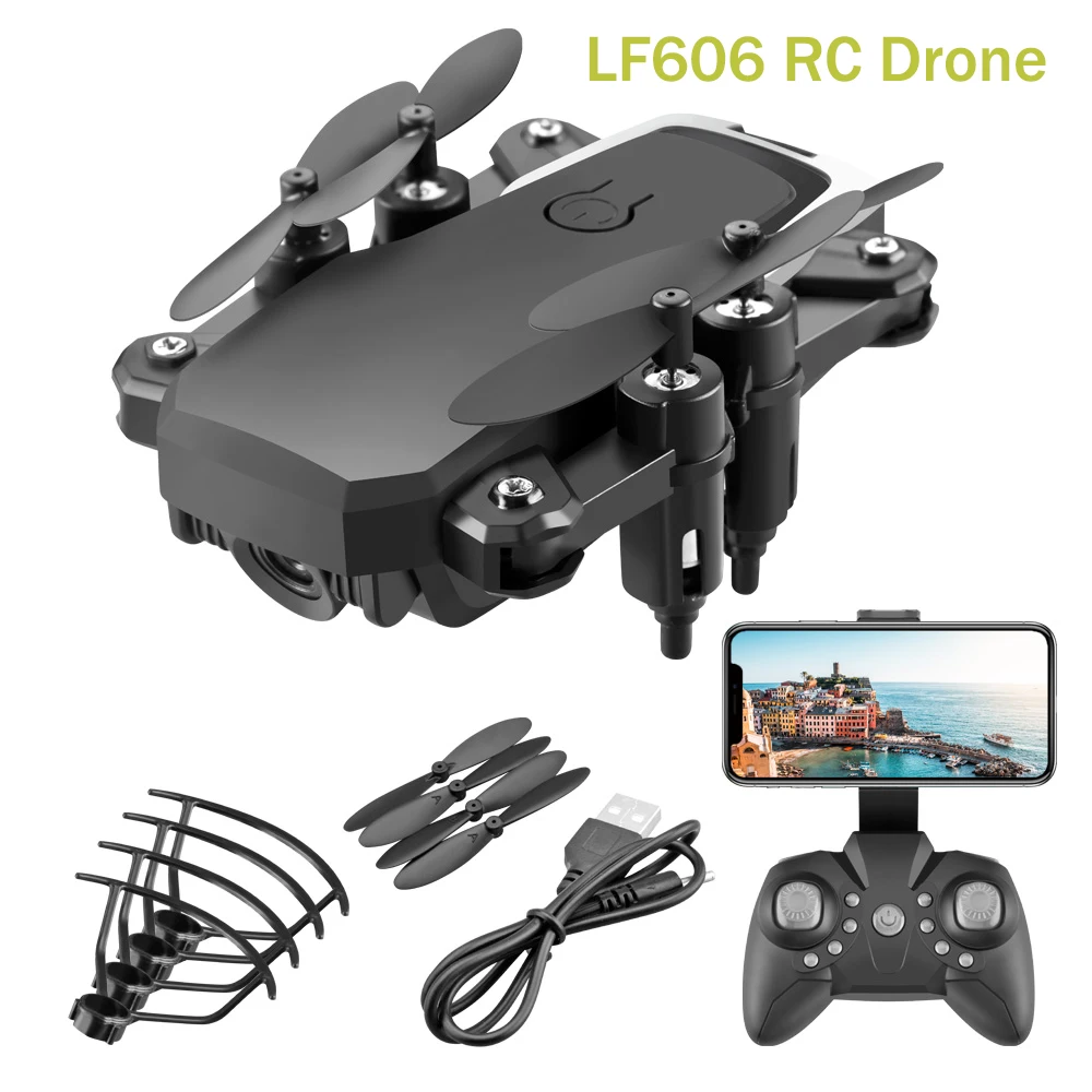 Z5 LF606 Mini RC Drone With 4K 5MP HD Camera Foldable Drones Altitude Hold Pocket Profesional Quadcopter Dron Gift Toys For Boys