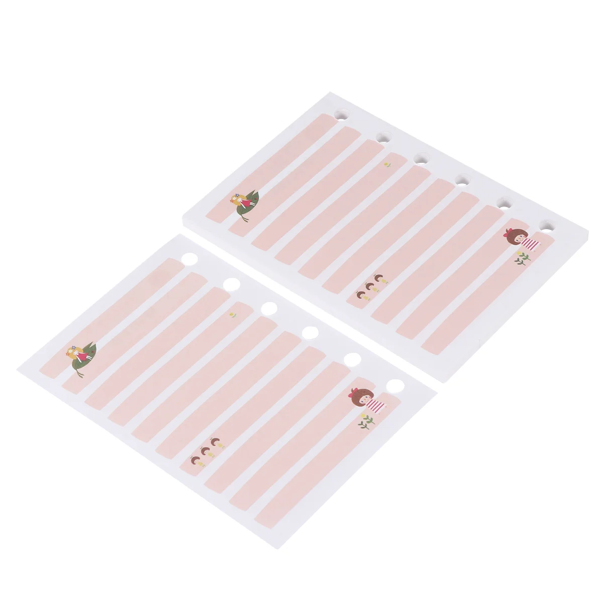 

3pcs Loose- Leaf Refill Paper A7 Colorful Notebook Replacement Core Papers Colorful Memo Planner Papers for School Office Store