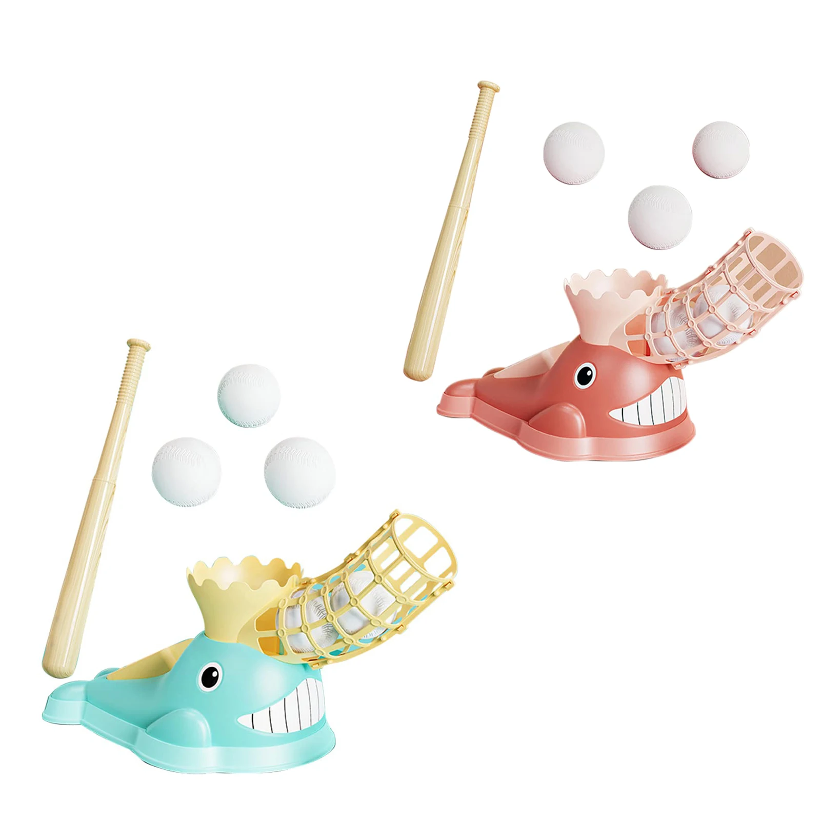 

Baseball Launcher Toys Step-On Baseball Catapult Machine Whale Baseball Catapult Batting Machine Ball Pitcher Kids Baseball