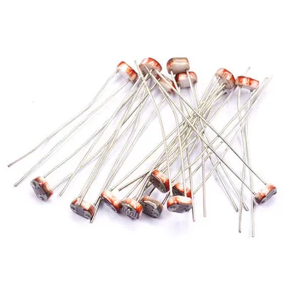 

10PCS 5MM Photoresistor GL5516 GL5528 GL5537 GL5539 GL5547 GL5549 LDR Light Detection Switch Sensor DIY