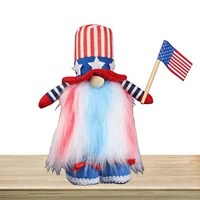 independence day gnome doll handmade plush gnome doll handmade plush faceless doll decorations standing figurine for patriotic