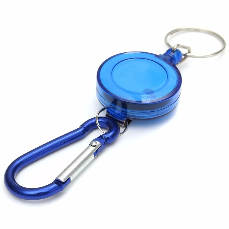

Wire Rope Camping Retractable Anti-Theft Keychain Tactical Keychain Outdoor Keyring Return Retractable Keychain