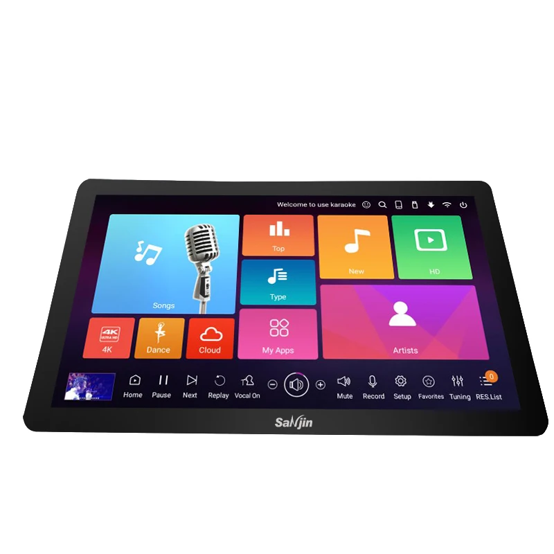 

Караоке-машина с китайской камбоджией английской кантонской корейской песней