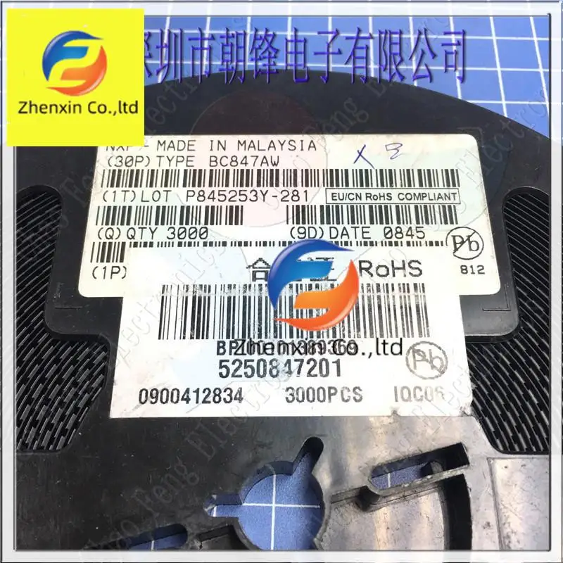 100pcs original new BC847AW BC847 SOT23-3