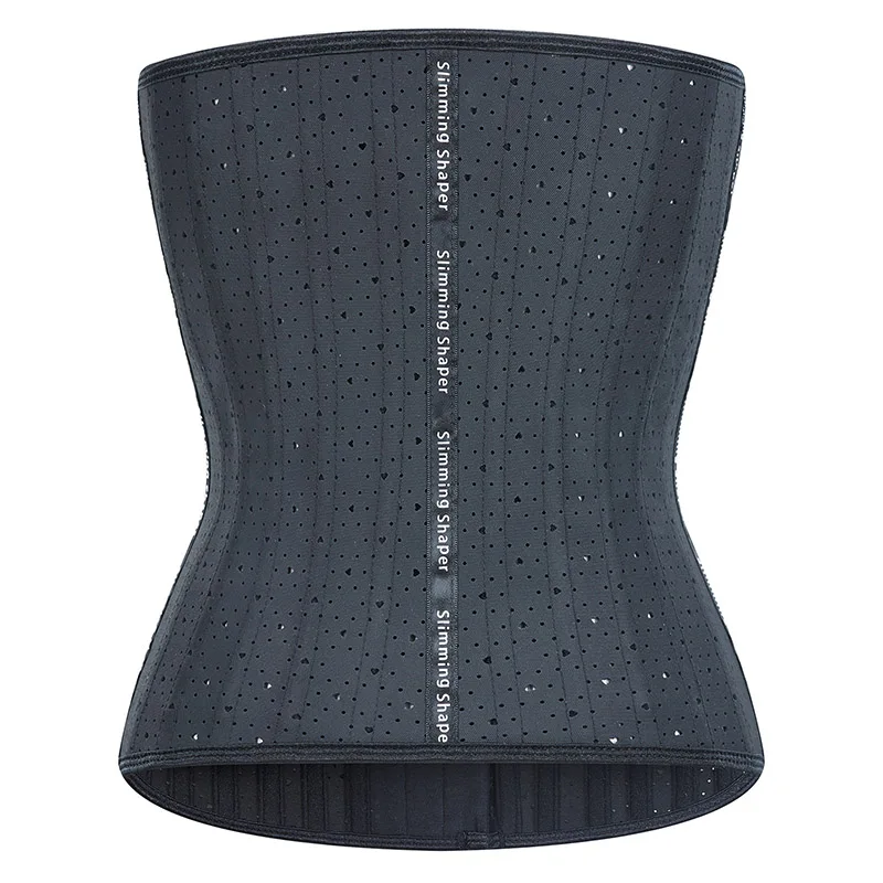 Латексный корсет для тренировки талии длинный боди-шейпер из латекса 25 стальных