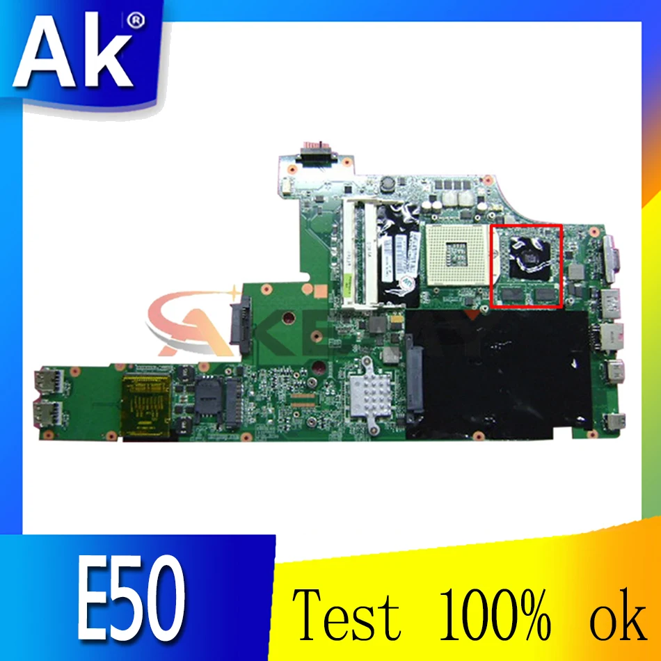 Akemy para Lenovo Thinkpad E50 Computador Portátil Placa-mãe 63y1602 04w4461 Da0gc6mb8h0 Placa Principal Hm55 Pga989 Ddr3 Cpu Livre