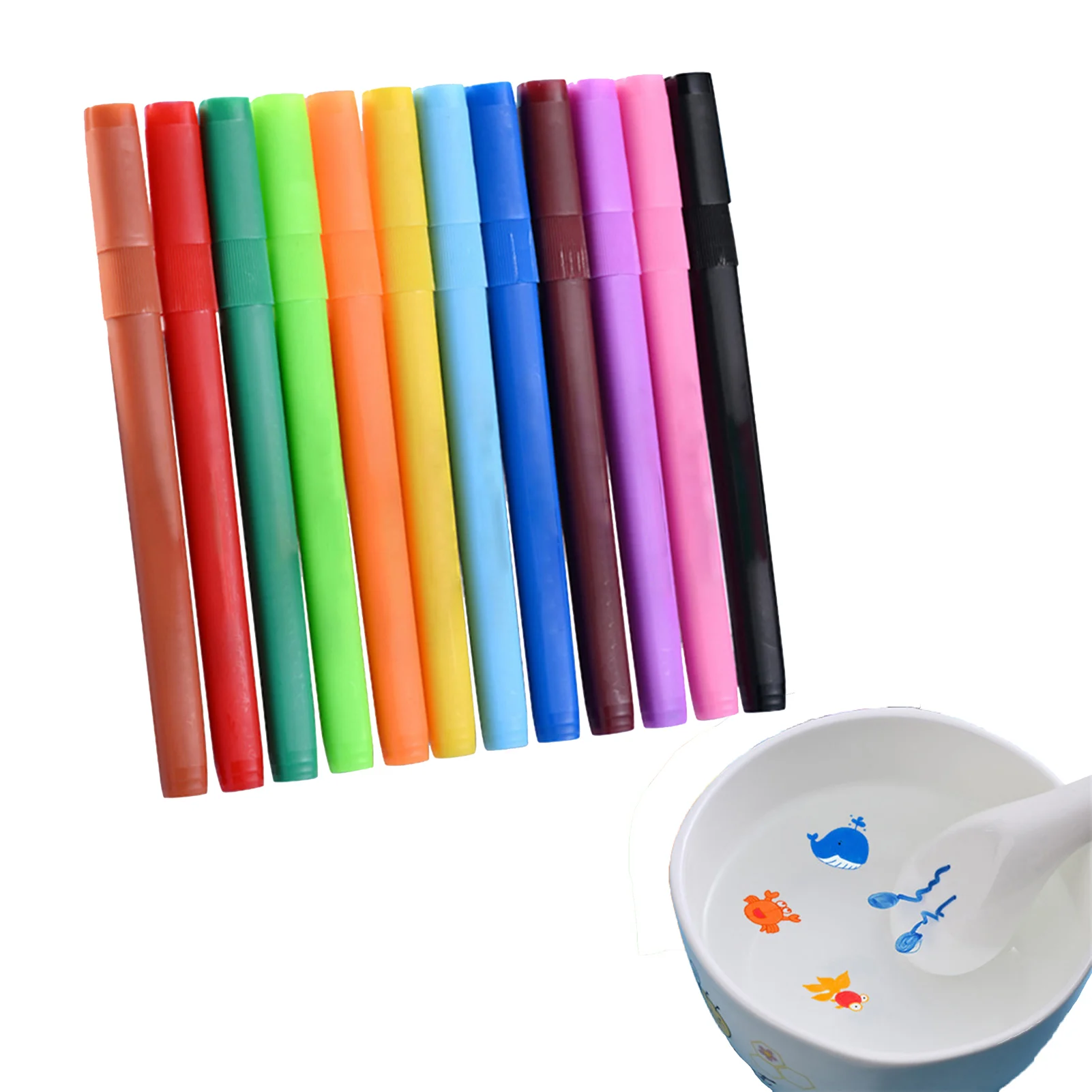 

12pcs Magical Floating Ink Pen Erasable Magic Doodle Drawing Pens Toys Water Floating Pen Whiteboard Marker Gifts For Boys And