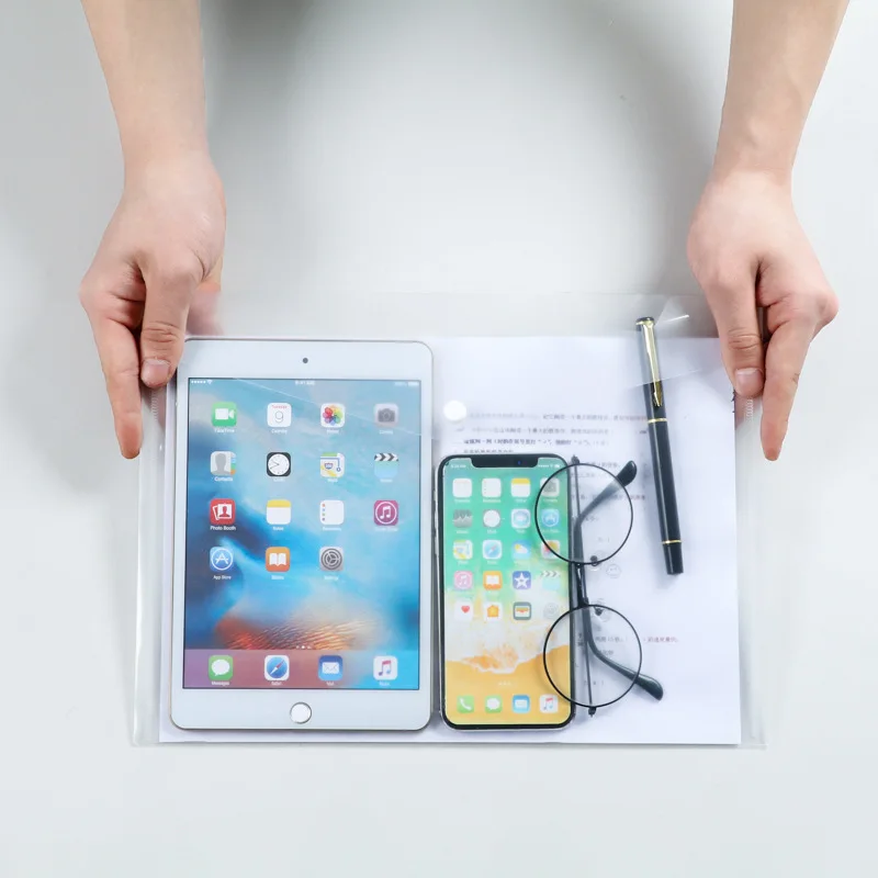 Пластиковая прозрачная папка для документов формата А4 10 шт. |