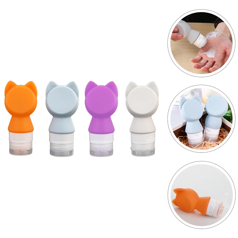 

Travel Bottle Lotion Silicone Refillable Containers Bottles Shampoo Tube Dispenser Toiletries Empty Conditioner Pouch Toiletry