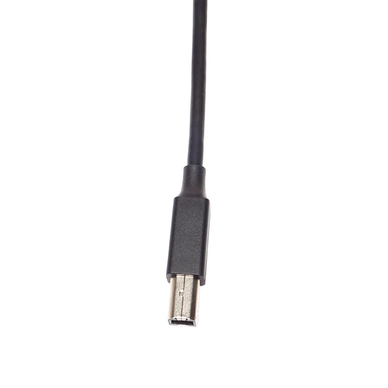 Фото Кабель принтера USB типа A к B, плата управления подключением компьютера, плетеный шнур сканера для факс-машины, длина 1,5 м, 2 м, 3 м, 5 м №3