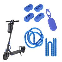electric scooter silicone protection set for xiaomi m365pro reflective sticker electric bicycle scooter parts accessories