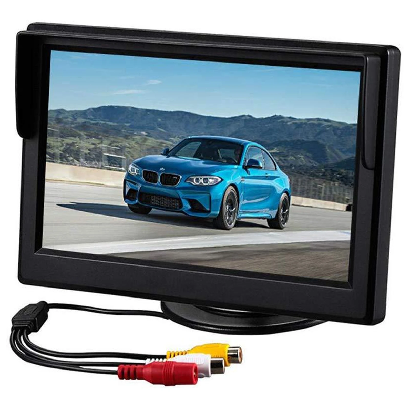 

Goramsay 5 Inch 800X480 TFT LCD HD Screen Monitor With Dual Mounting Bracket For Car Backup Camera/Rear View/DVD/Media Player