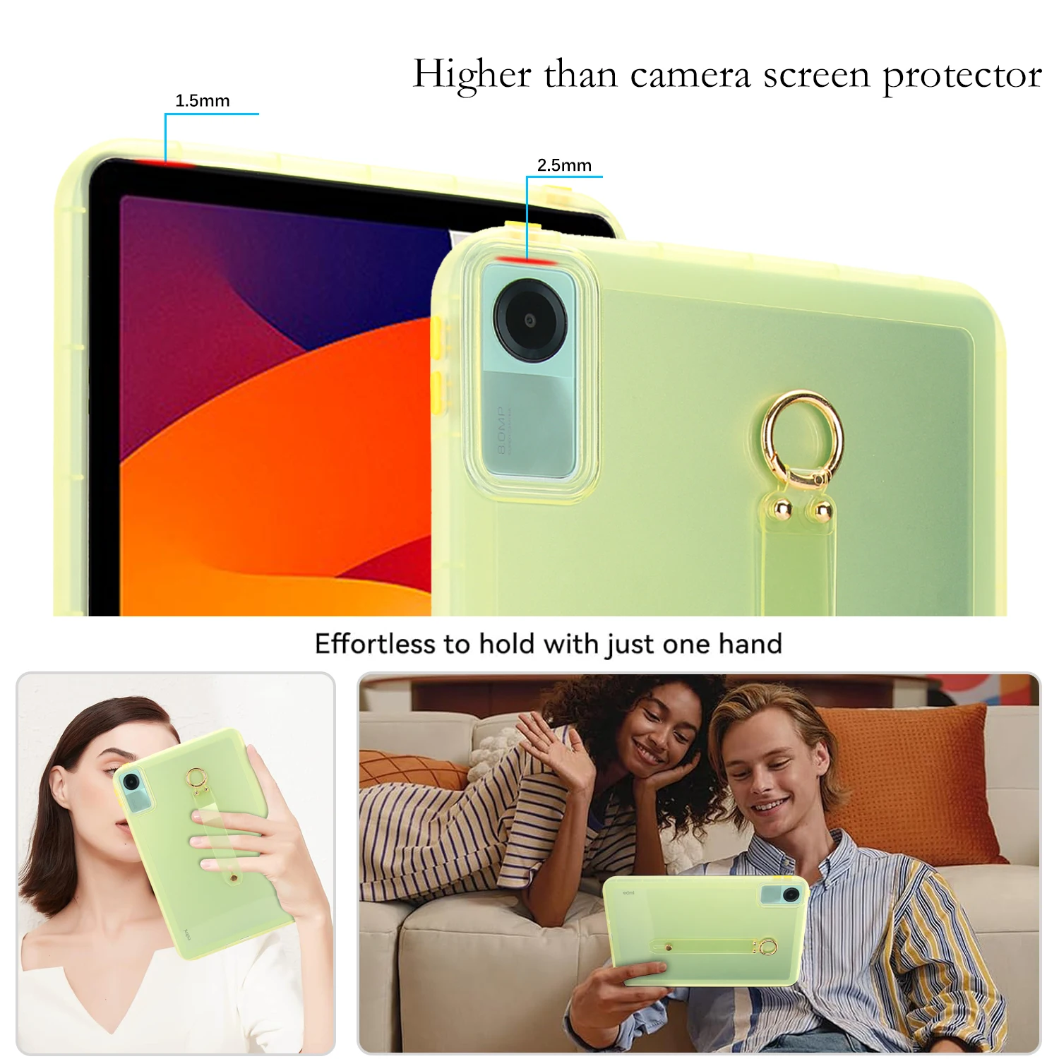 Чехол из ТПУ для Xiaomi Redmi Pad SE 8 7 дюйма 2024 11 дюймов 5 6 Pro мягкий бампер устойчивый к