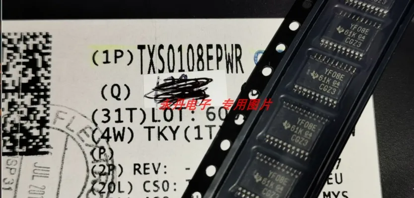 Новый оригинальный чипсет TXS0108EPWR YF08E TSSOP-20 IC, 10 шт.