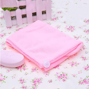 Microfiber Bath Towel Hair Dry Quick Drying Lady Bath towel soft shower cap hat for lady man Turban Head Wrap Bathing Tools