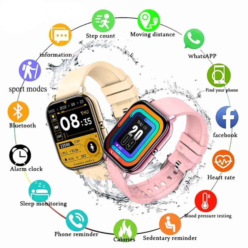 

H10 Smart Watch Men Women Bluetooth Call smartwatch Man Sport Fitness Tracker Waterproof LED Full Touch Screen For Android ios