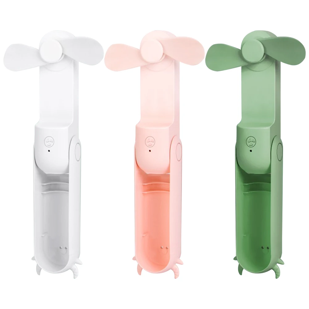 

Portable Handheld Fan Summer USB Rechargeable 2 Speed Cute Mini Fans Cooler Cooling Fan for Student Home Outdoor Travel