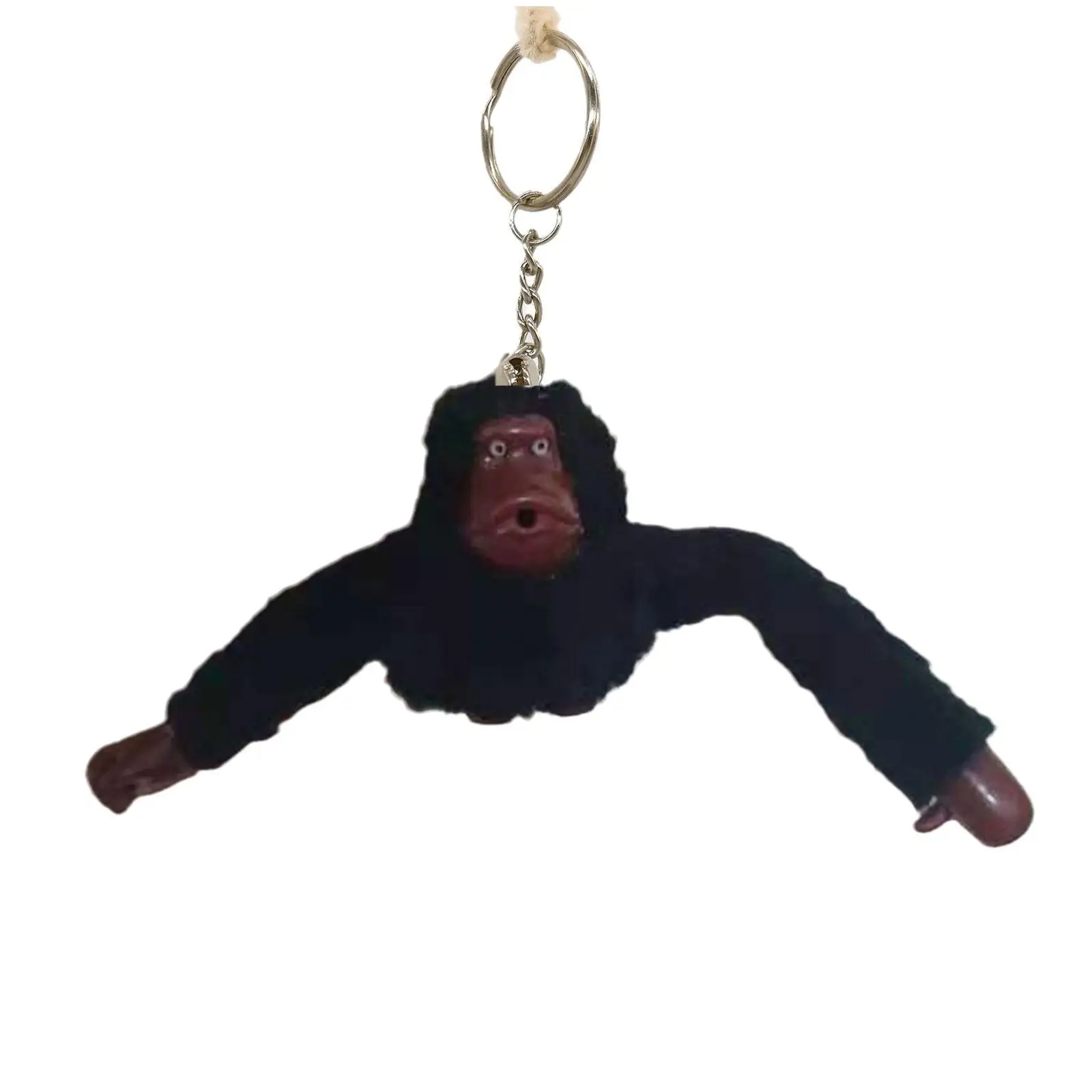 

Новинка, брелок с Плюшевым Мехом, искусственное животное, кукла-подвеска, брелок с милым пушистым орангутаном, детская мягкая игрушка для де...