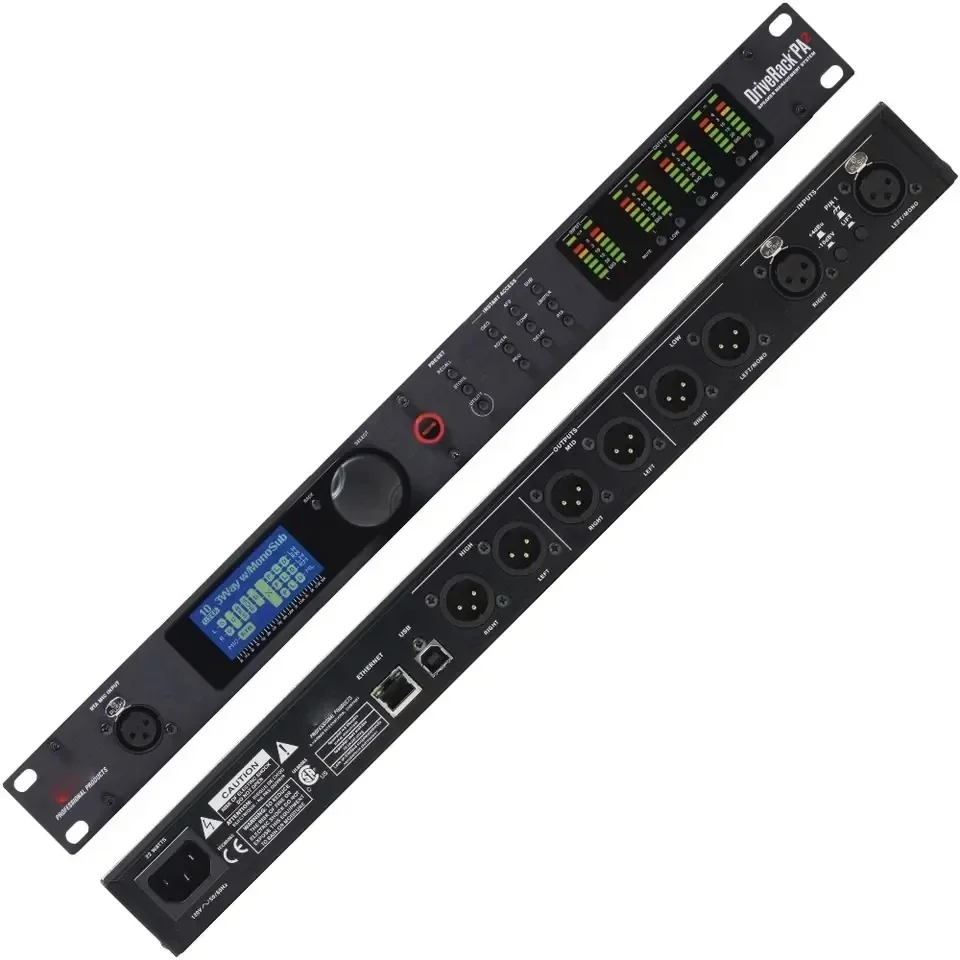 Фото DriveRack PA2 2 в 6 выходов 2 в 6 выходов DSP цифровой аудиопроцессор для профессионального сценического звукового оборудования №3