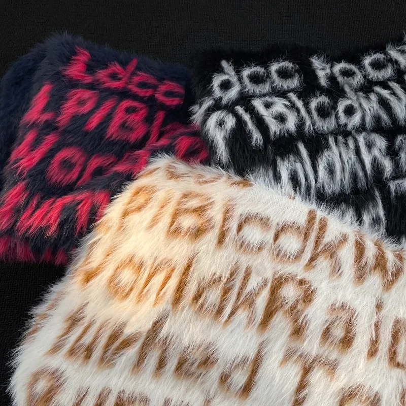 Повседневный вязаный свитер в американском стиле утолщенный пуловер свободного