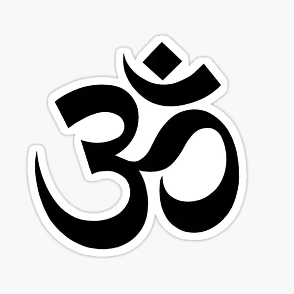 

Om Ohm Be One With Everything 5PCS Stickers for Wall Print Luggage Art Water Bottles Stickers Kid Laptop Living Room