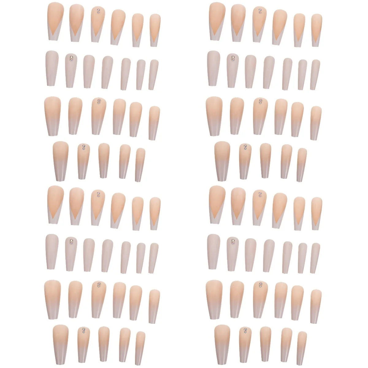 

96 шт. накладные ногти полное покрытие акриловые ногти накладные ногти Декор накладные ногти