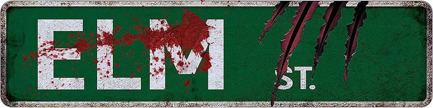 

Металлическая табличка Elm Street Sign Horror Halloween