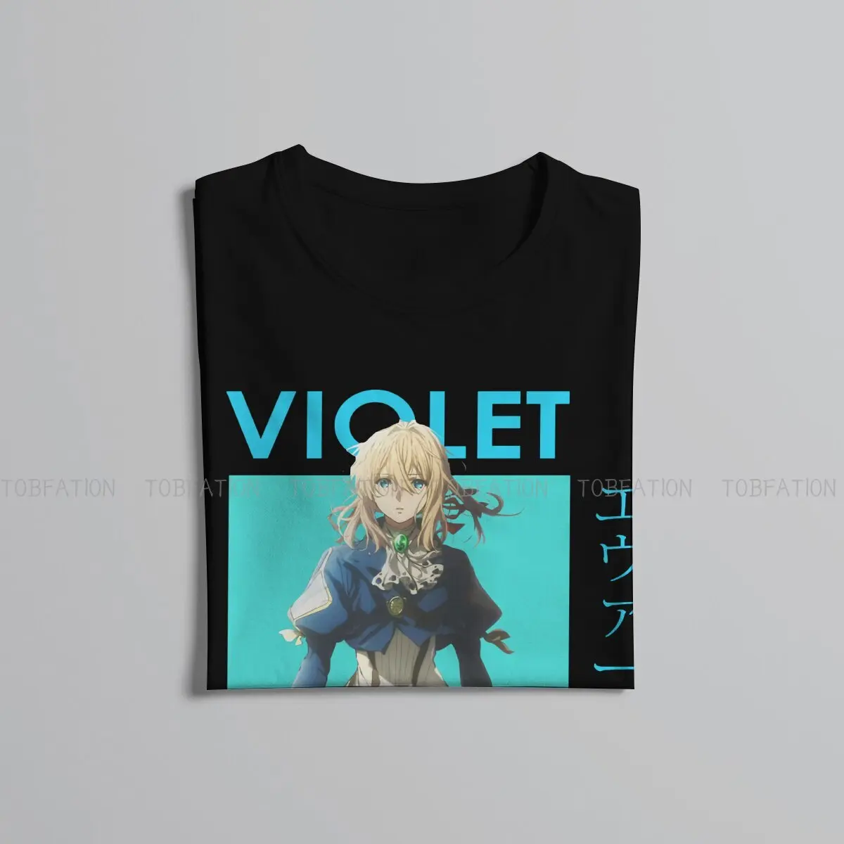 Футболка мужская с рисунком аниме фиолетового эверсада Гилберта |