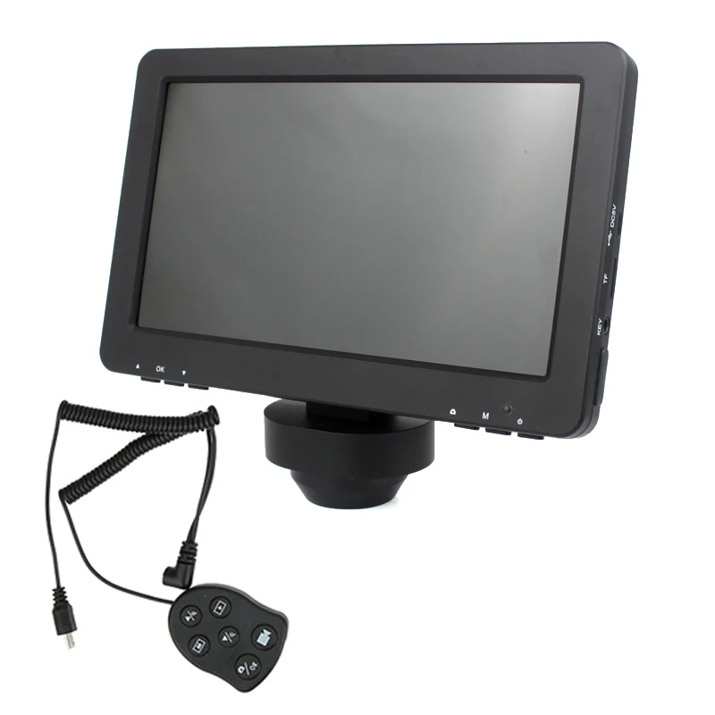 

1080P 7-дюймовый ЖК-монитор, видеомикроскоп для объектива с-образным креплением, электронный цифровой микроскоп с USB-разъемом для фотоаппарата