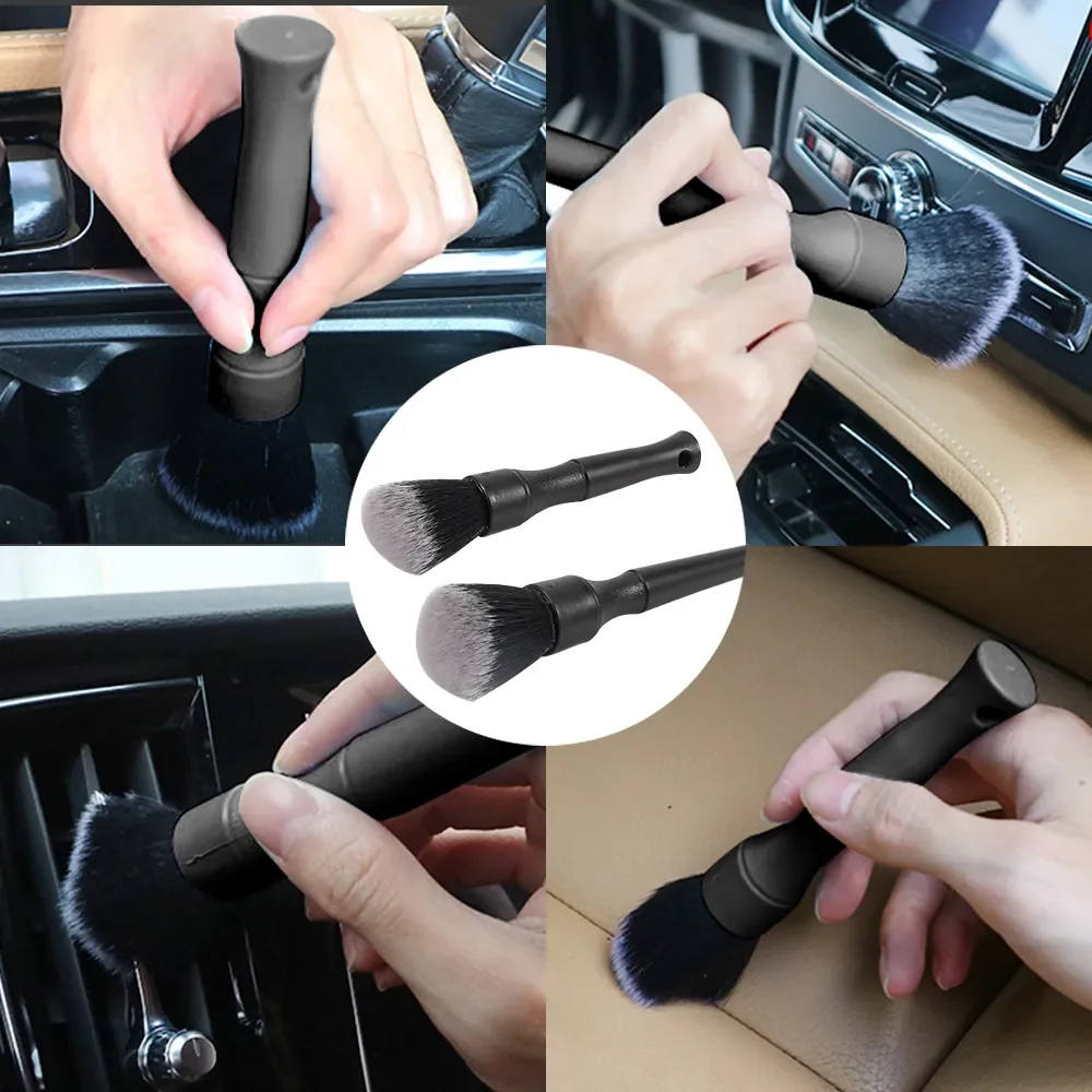 

Car Detailing Brush Set Interior Exterior Air Vents Dashboard Cleaning Tools Auto Detail Tool Car Detailing Brush Kit
