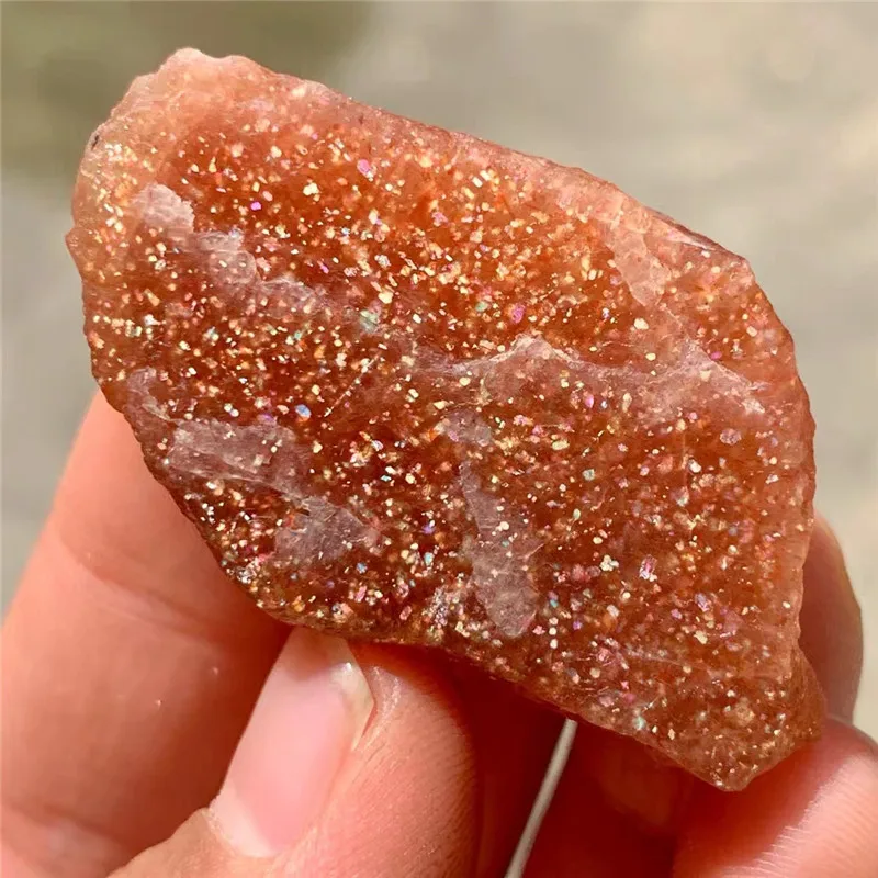 

Flash Rare Natural Crystal Stones Raw Rough Gold Sunstone Mineral Quartz Pendant Specimen Reiki Healing Gemstone