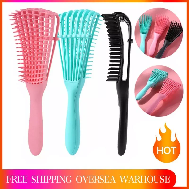 

Новая женская расческа для массажа головы щетка для снятия волос щетка для снятия влажных вьющихся волос щетка для самостоятельной укладки...