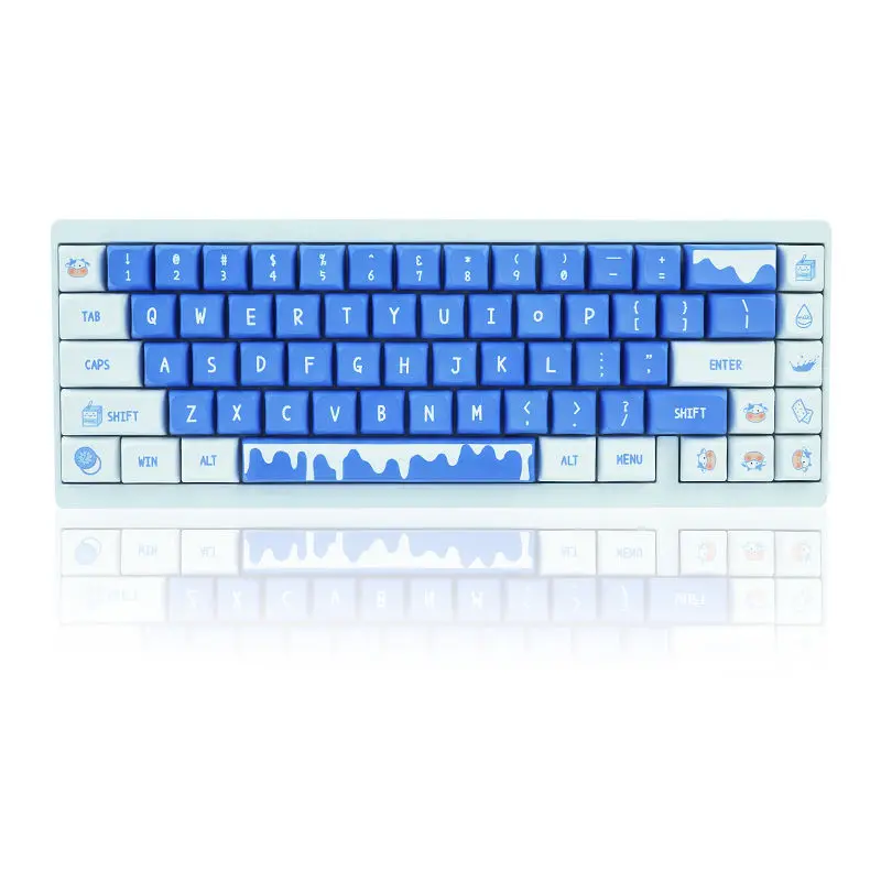 

132 клавиши PBT Keycap маленький полный набор милый тематический сублимационный процесс XSA высота для механической клавиатуры Cross Axle