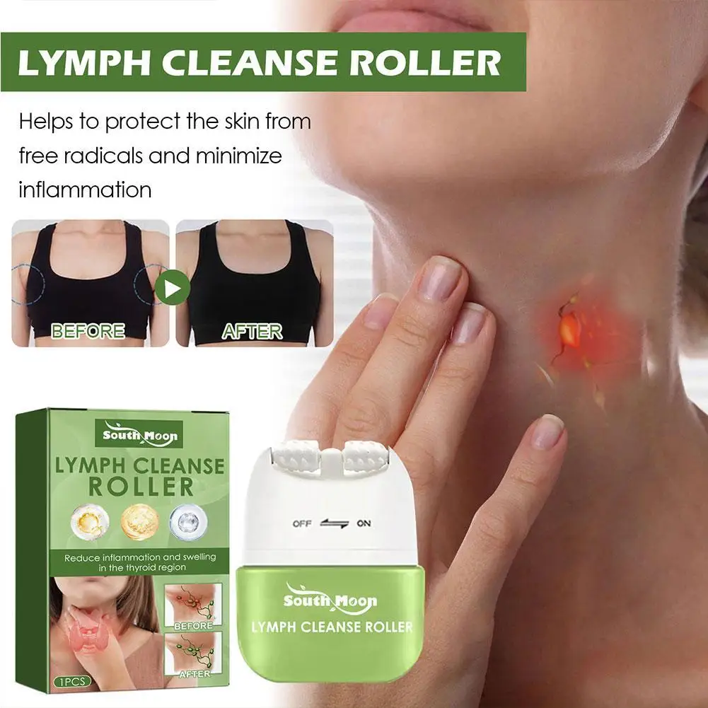 

Lymphatic Drainage Massager Lymph Cleanse Roller for Eliminating Inflammation Swelling Sculpting Muscle Shaping Celulite Remover