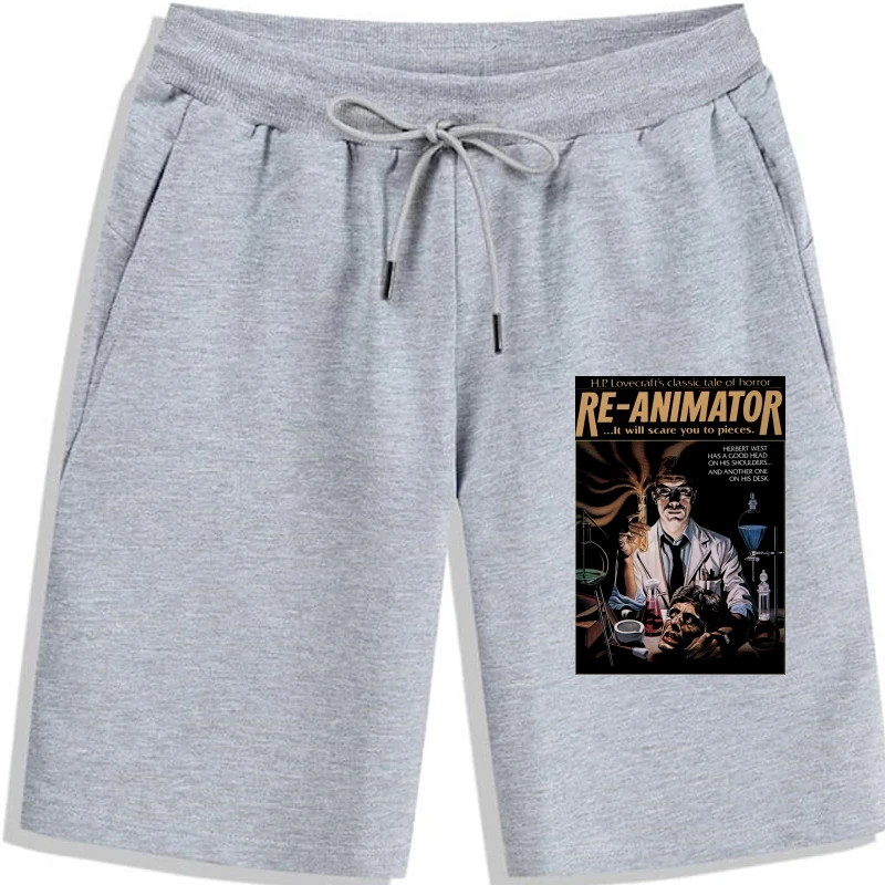 

Шорты reanimator для мужчин, модные мужские шорты для отдыха с мотивом фильма «фантастический ужас», летние, для отдыха