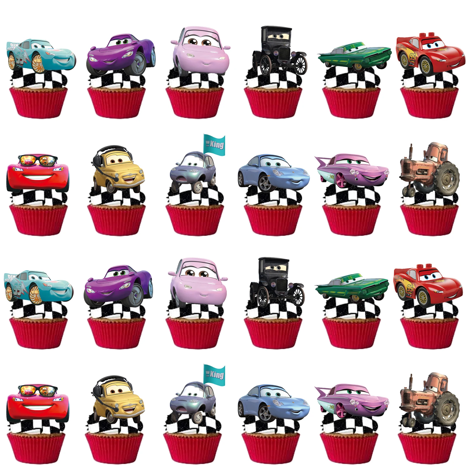 

Топперы для торта Disney Lightning McQueen