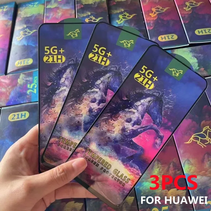 Закаленное стекло с полным покрытием для Huawei Y9S Y9 Prime 2019 P30 P40 Lite P50 защитная пленка