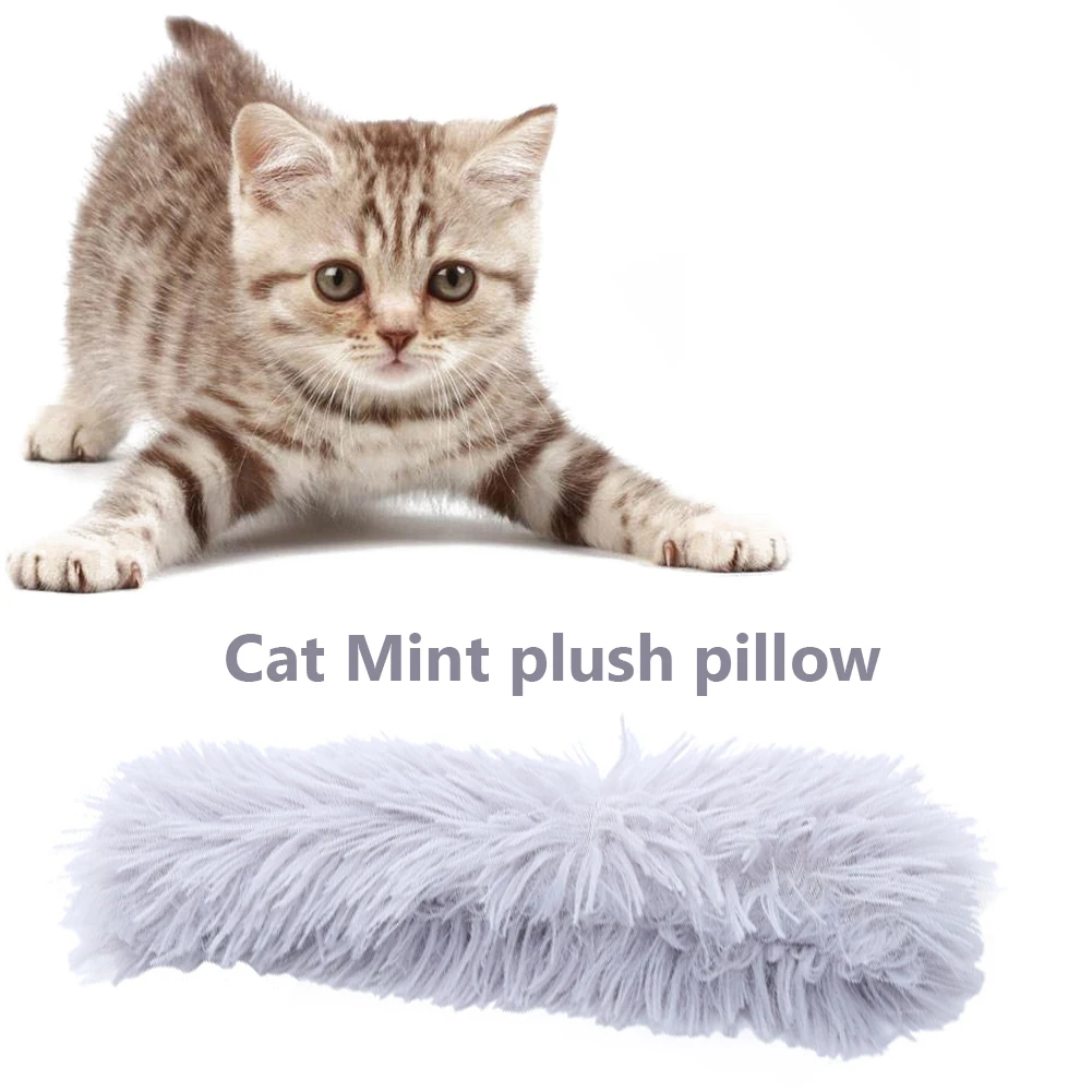 

Игрушка для кошек С Кошачьей Мятой, плюшевая подушка для котят, Жевательные Зубы, интерактивные товары для игр, антистресс, товары для домаш...