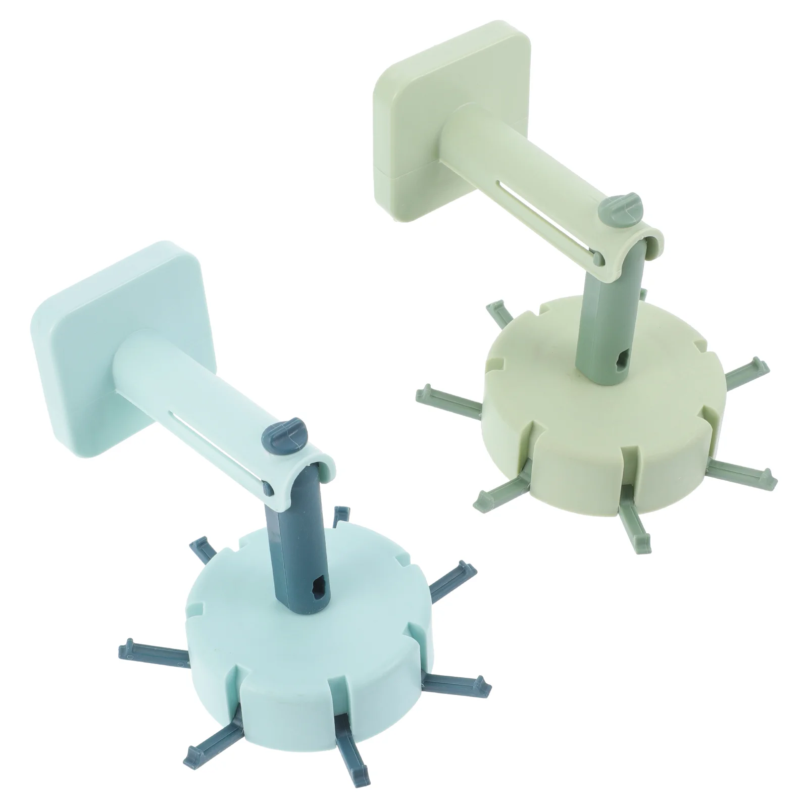 

2Pcs 360 Degrees Rotatable Hanging Hook Holder Adhesive Hanger for Home Kitchen