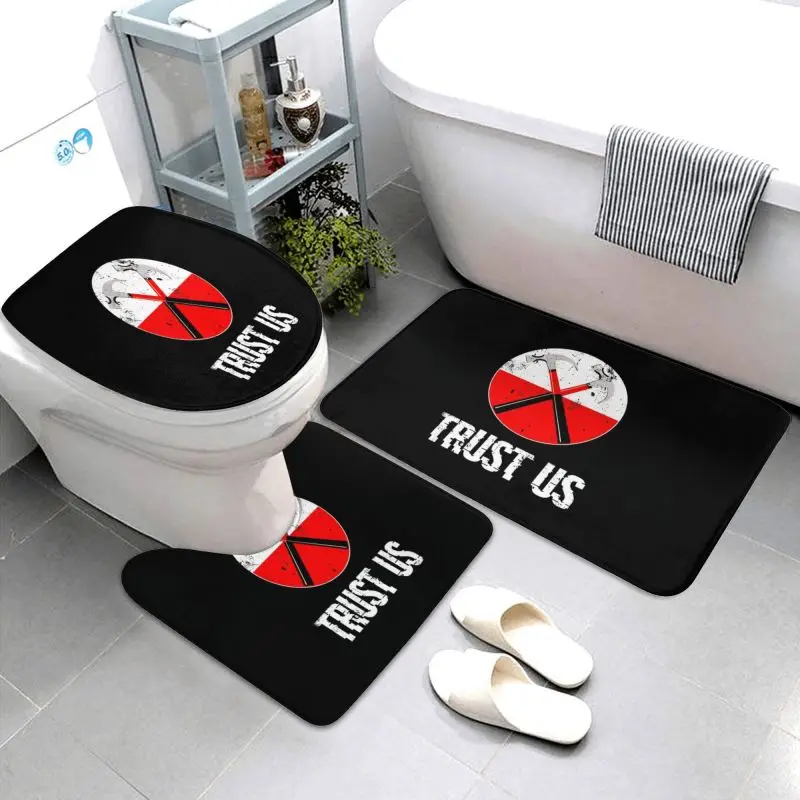 

Trust Us Worn Bath Door Floor Foot Mat Non-slip Rug Carpet Decor Entrance Living Room Home Kitchen Water Oil Proof Foodpad