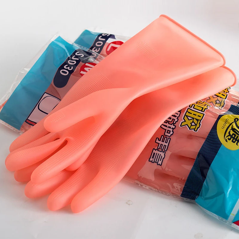 

Бытовые перчатки, латексные кухонные Водонепроницаемые силиконовые резиновые инструменты для уборки дома