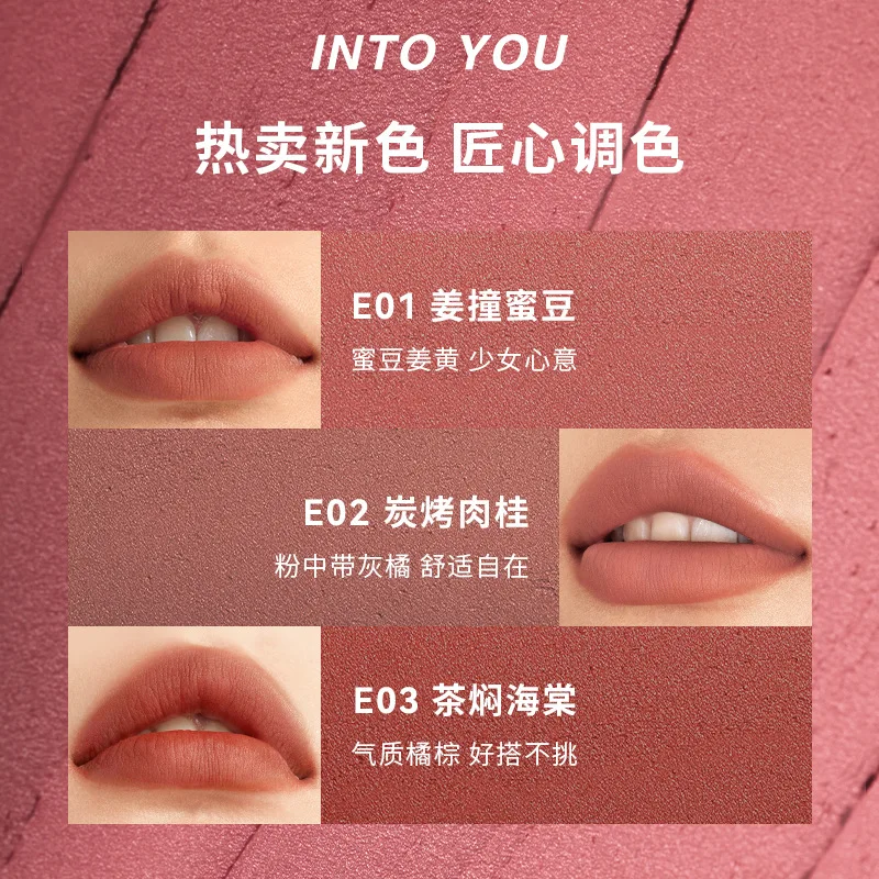 Матовая бархатная губная помада с глянцевым покрытием отбеливающая не быстро