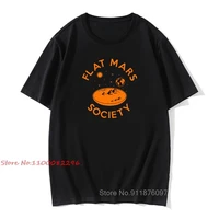 flat mars society top t shirts lovers day tees pure cotton street tops tees custom mens graphic shirt vintage for men