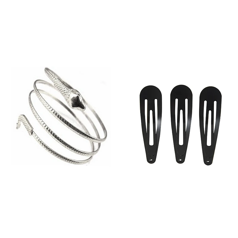 

1 шт. Змеиный Спиральный Браслет на верхнюю руку и 10 шт. заколки для волос своими руками