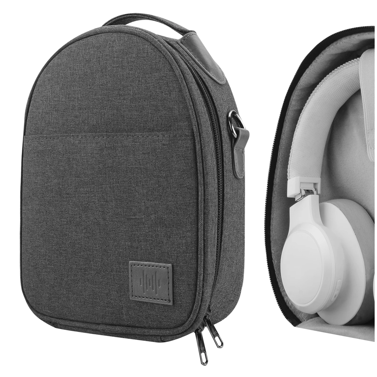 

Geekria Headphones Case For JBL Live 500BT E55BT Tune750NC Momentum 4 Hard Bluetooth Earphone Bag For Accessories Storage (Grey)